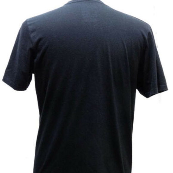 Adidas Black CrewNeckTee T Shirt L OrangeLettering - Picture 3 of 7